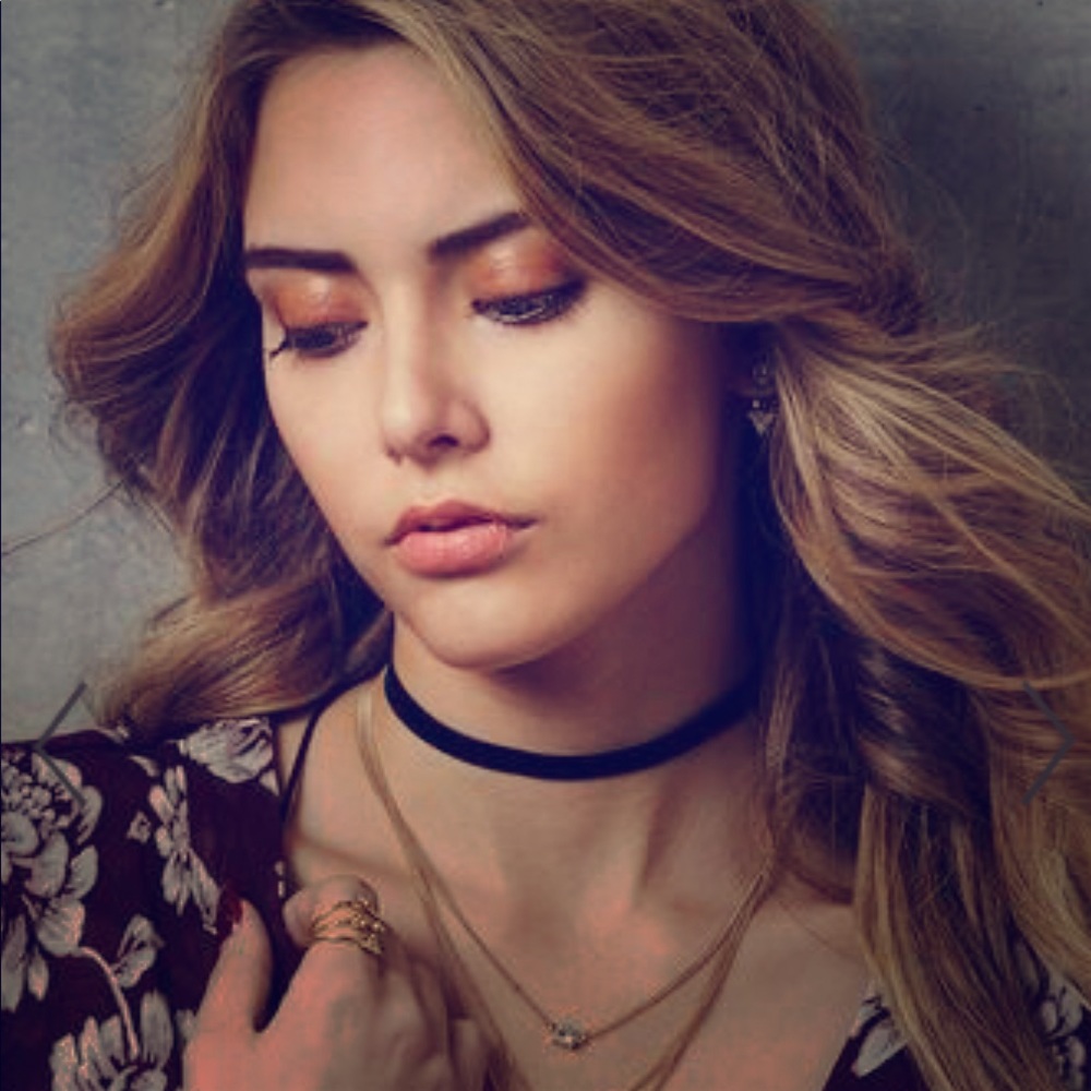 Thin Velvet Choker Necklace - Shine Bright